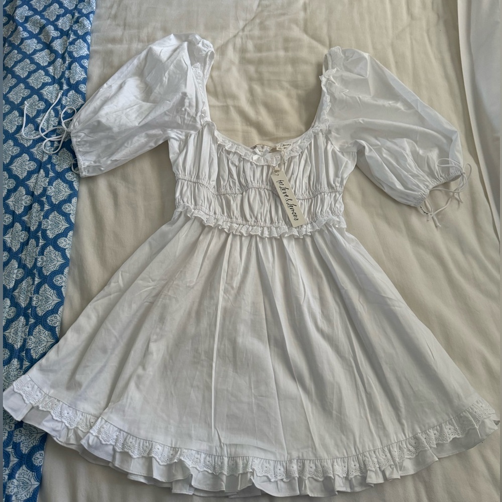 Perfect for Graduation! For Love & Lemons Jackson Mini Dress (NWT!!)